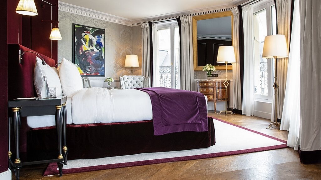 La Reserve Hotel & Spa one of the best palace hotels in Paris Eiffel Presidential Suite