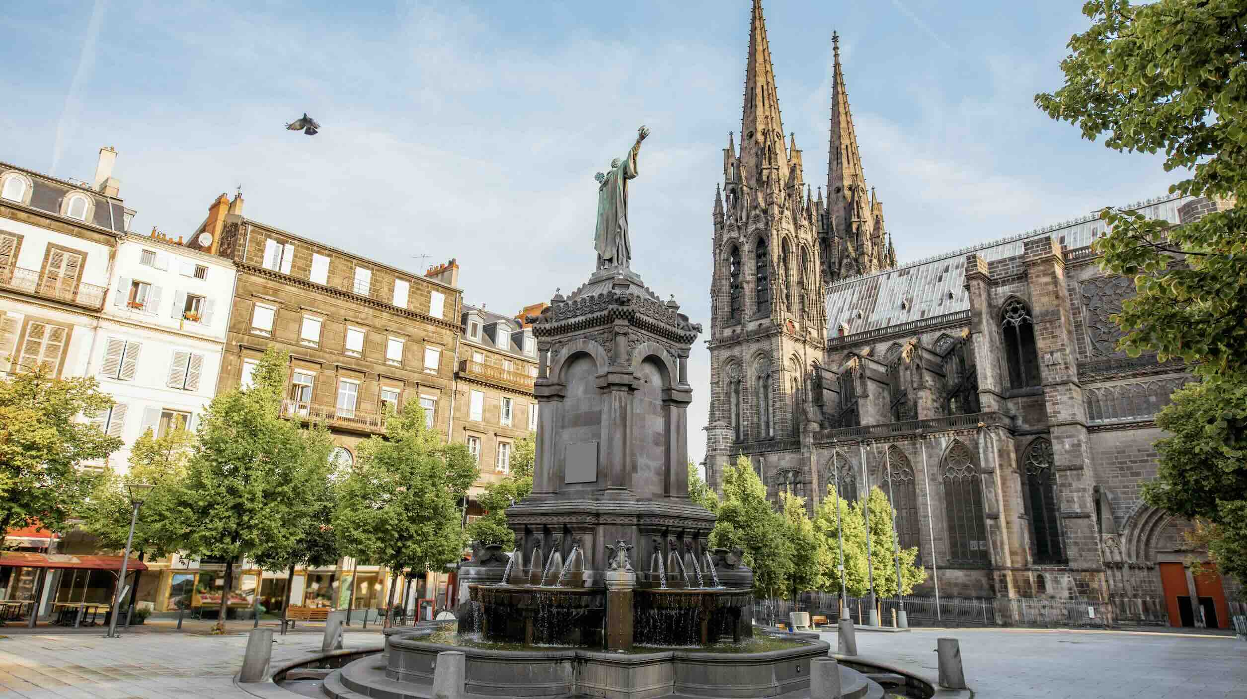 Clermont-Ferrand is a wonderful stop on the road to finding Coco Chanel in Auvergne France (Photo: Ross Helen / Shutterstock)