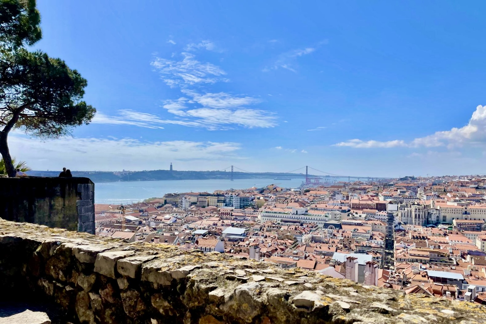 Castelo de São Jorge views over Lisbon Phot Deb Jones during five days in Lisbon