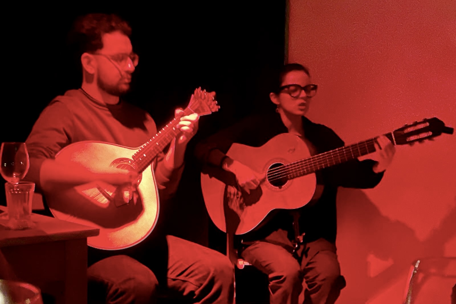 Fado guitar players photo Deb Jones